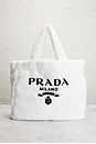 view 2 of 8 Prada Terry Tote Bag in White