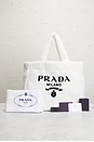 view 8 of 8 Prada Terry Tote Bag in White