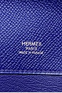view 5 of 9 Hermes Epsom Kelly Cut Pochette in Bleu Electrique