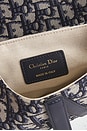 view 6 of 9 Dior Oblique Trotter Mini Saddle Bag in Blue