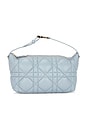 view 1 of 8 Dior Cannage Diortravel Nomad Pouch in Blue