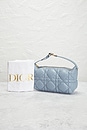 view 8 of 8 Dior Cannage Diortravel Nomad Pouch in Blue