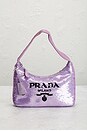 view 2 of 9 Prada Re-Edition 2000 Sequin Shoulder Bag in Purple