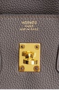 view 5 of 8 Hermes Togo Birkin 25 Retourne Handbag in Etain