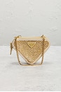 view 2 of 8 Prada Crystal Embellished Triangle Shoulder Bag in Gold