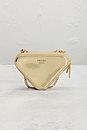 view 3 of 8 Prada Crystal Embellished Triangle Shoulder Bag in Gold