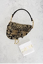 view 10 of 10 Dior Ornamental Cornely Embroidery Saddle Bag in Blue
