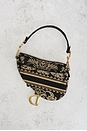 view 3 of 10 Dior Ornamental Cornely Embroidery Saddle Bag in Blue