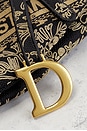 view 6 of 10 Dior Ornamental Cornely Embroidery Saddle Bag in Blue