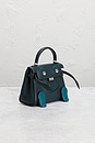 view 4 of 8 Hermes Swift Quelle Idole Kelly Doll Handbag in Vert Cypress & Vert Bosphore