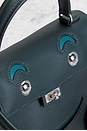 view 7 of 8 Hermes Swift Quelle Idole Kelly Doll Handbag in Vert Cypress & Vert Bosphore