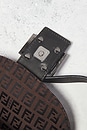 view 7 of 10 Fendi Zucchino Mama Baguette Shoulder Bag in Brown