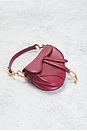 view 4 of 9 Dior Oblique Saddle Bag in Red