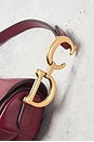 view 8 of 9 Dior Oblique Saddle Bag in Red