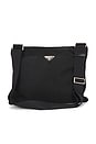 view 1 of 8 Prada Tessuto Messenger Bag in Black