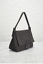 view 4 of 8 Fendi Zucchino Mama Baguette Shoulder Bag in Grey