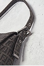 view 7 of 8 Fendi Zucchino Mama Baguette Shoulder Bag in Grey