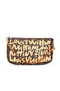 view 1 of 7 Louis Vuitton X Stephen Sprouse Monogram Graffiti Pochette Accessoires Shoulder Bag in Brown