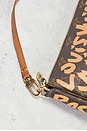 view 5 of 7 Louis Vuitton X Stephen Sprouse Monogram Graffiti Pochette Accessoires Shoulder Bag in Brown