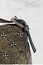 view 10 of 10 Fendi Beaded Baguette Shoulder Bag in Silver