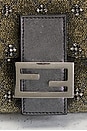 view 7 of 10 Fendi Beaded Baguette Shoulder Bag in Silver