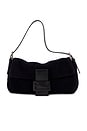 view 1 of 9 Fendi Vintage Baguette Shoulder Bag in Black