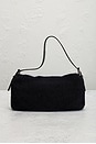 view 3 of 9 Fendi Vintage Baguette Shoulder Bag in Black