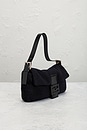 view 4 of 9 Fendi Vintage Baguette Shoulder Bag in Black