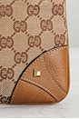 view 6 of 8 Gucci Studded Nailhead Flat Messenger Bag in Beige