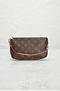 view 2 of 8 Louis Vuitton Monogram Pochette Accessoires Shoulder Bag in Brown