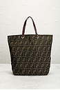view 2 of 9 Fendi Zucca Tote Bag in Brown