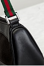 view 9 of 9 Gucci Denim Pochette Shoulder Bag in Black