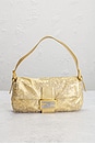 view 2 of 9 Fendi Lace Baguette Shoulder Bag in Gold
