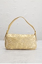 view 3 of 9 Fendi Lace Baguette Shoulder Bag in Gold