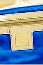 view 5 of 9 Fendi Lace Baguette Shoulder Bag in Gold