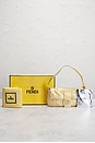 view 9 of 9 Fendi Lace Baguette Shoulder Bag in Gold