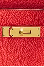 view 6 of 7 Hermes Togo So Kelly 26 Shoulder Bag in Rouge