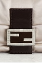 view 6 of 10 Fendi Satin Baguette Shoulder Bag in Ivory