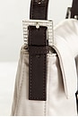 view 9 of 10 Fendi Satin Baguette Shoulder Bag in Ivory