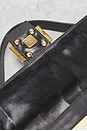 view 7 of 10 Fendi Studded Baguette Shoulder Bag in Black