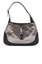 view 1 of 10 Gucci Velour Jackie 1961 Hobo Bag in Grey