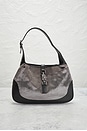 view 2 of 10 Gucci Velour Jackie 1961 Hobo Bag in Grey