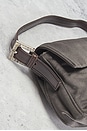view 8 of 10 Fendi Satin Baguette Shoulder Bag in Grey