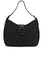 view 1 of 9 Fendi Zucca Shoulder Bag in Black