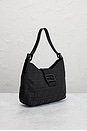 view 4 of 9 Fendi Zucca Shoulder Bag in Black