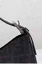 view 7 of 9 Fendi Zucca Shoulder Bag in Black