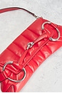 view 5 of 8 Gucci Horsebit Clutch in Red