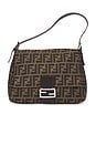 view 1 of 9 Fendi Zucca Mama Forever Baguette Shoulder Bag in Tobacco Brown