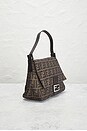 view 4 of 9 Fendi Zucca Mama Forever Baguette Shoulder Bag in Tobacco Brown