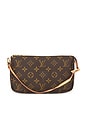 view 1 of 8 Louis Vuitton Monogram Pochette Accessoires Shoulder Bag in Brown